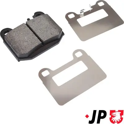 Bremsbelagsatz, Scheibenbremse Hinterachse JP GROUP 1363701610 Bild Bremsbelagsatz, Scheibenbremse Hinterachse JP GROUP 1363701610
