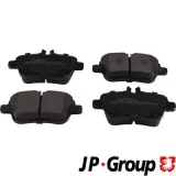 Bremsbelagsatz, Scheibenbremse Hinterachse JP GROUP 1363702510