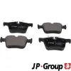 Bremsbelagsatz, Scheibenbremse Hinterachse JP GROUP 1363702710