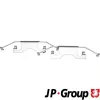 Zubehörsatz, Scheibenbremsbelag Hinterachse JP GROUP 1363750310