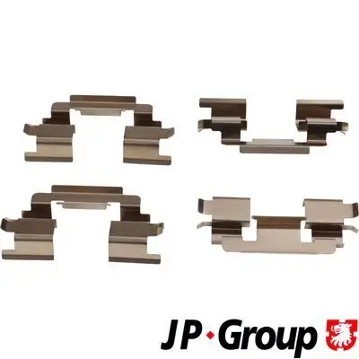 Zubehörsatz, Scheibenbremsbelag Vorderachse JP GROUP 1364003210 Bild Zubehörsatz, Scheibenbremsbelag Vorderachse JP GROUP 1364003210
