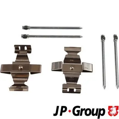 Zubehörsatz, Scheibenbremsbelag Vorderachse JP GROUP 1364004610 Bild Zubehörsatz, Scheibenbremsbelag Vorderachse JP GROUP 1364004610