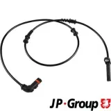 Sensor, Raddrehzahl Vorderachse links Vorderachse rechts JP GROUP 1397104700