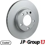 Bremsscheibe Vorderachse JP GROUP 1463104200