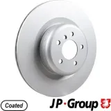 Bremsscheibe Hinterachse JP GROUP 1463206000