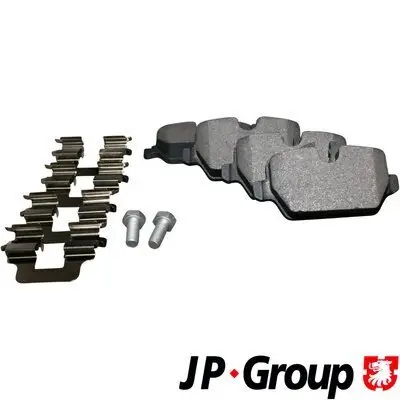 Bremsbelagsatz, Scheibenbremse Hinterachse JP GROUP 1463700510 Bild Bremsbelagsatz, Scheibenbremse Hinterachse JP GROUP 1463700510