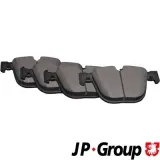 Bremsbelagsatz, Scheibenbremse Hinterachse JP GROUP 1463701810