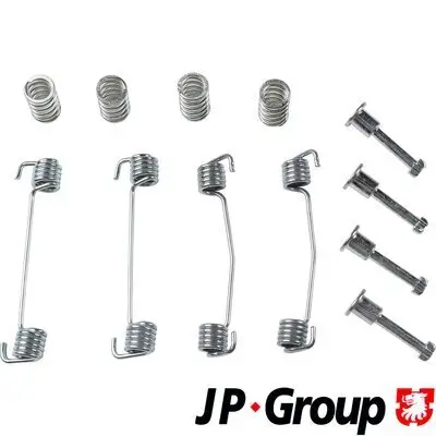 Zubehörsatz, Feststellbremsbacken Hinterachse JP GROUP 1463952510