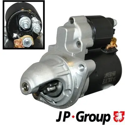 Starter 12 V 1,2 kW JP GROUP 1490301900