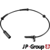 Sensor, Raddrehzahl Hinterachse links Hinterachse rechts JP GROUP 1497106300