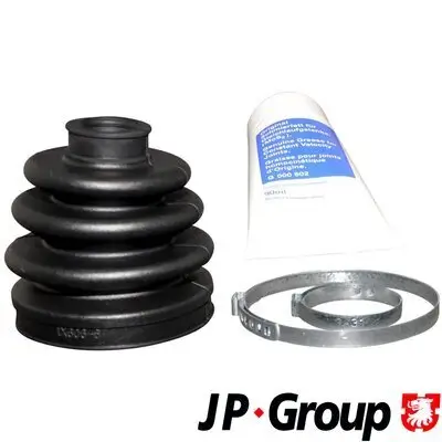 Faltenbalgsatz, Antriebswelle Vorderachse links Vorderachse rechts radseitig JP GROUP 1543601110