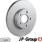 Bremsscheibe Vorderachse JP GROUP 1563101500