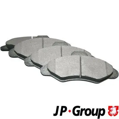Bremsbelagsatz, Scheibenbremse Vorderachse JP GROUP 1563601010