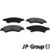 Bremsbelagsatz, Scheibenbremse Vorderachse JP GROUP 1563607610