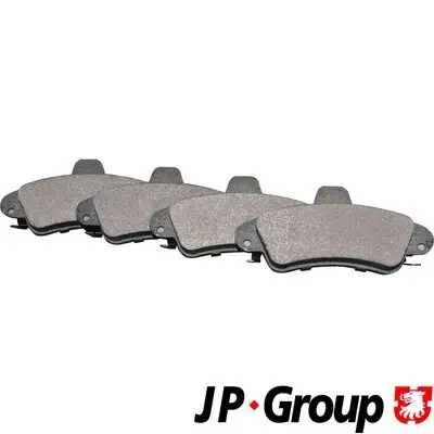 Bremsbelagsatz, Scheibenbremse Hinterachse JP GROUP 1563701310 Bild Bremsbelagsatz, Scheibenbremse Hinterachse JP GROUP 1563701310