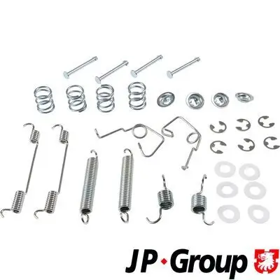 Zubehörsatz, Bremsbacken Hinterachse JP GROUP 1564005410 Bild Zubehörsatz, Bremsbacken Hinterachse JP GROUP 1564005410