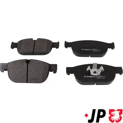 Bremsbelagsatz, Scheibenbremse Vorderachse JP GROUP 2863600110 Bild Bremsbelagsatz, Scheibenbremse Vorderachse JP GROUP 2863600110