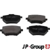 Bremsbelagsatz, Scheibenbremse Hinterachse JP GROUP 3163700710