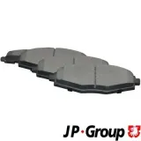 Bremsbelagsatz, Scheibenbremse Vorderachse JP GROUP 3263600410