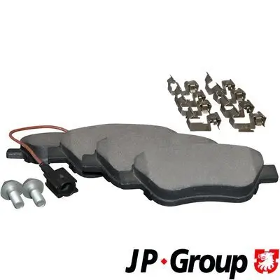 Bremsbelagsatz, Scheibenbremse Vorderachse JP GROUP 3363601310
