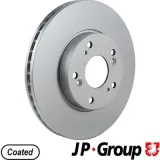 Bremsscheibe Vorderachse JP GROUP 3463101000