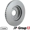 Bremsscheibe Vorderachse JP GROUP 3463101000 Bild Bremsscheibe Vorderachse JP GROUP 3463101000