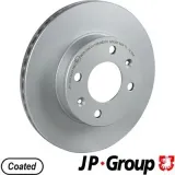 Bremsscheibe Vorderachse JP GROUP 3563101100