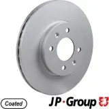 Bremsscheibe Vorderachse JP GROUP 3563102600