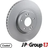 Bremsscheibe Vorderachse JP GROUP 3563102700