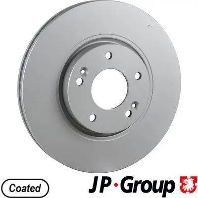 Bremsscheibe Vorderachse JP GROUP 3563103000