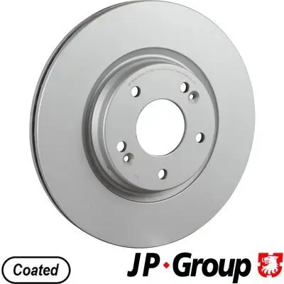 Bremsscheibe Vorderachse JP GROUP 3563103100