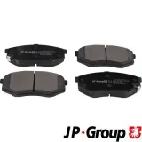 Bremsbelagsatz, Scheibenbremse Vorderachse JP GROUP 3563601700