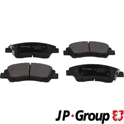 Bremsbelagsatz, Scheibenbremse Vorderachse JP GROUP 3563604910 Bild Bremsbelagsatz, Scheibenbremse Vorderachse JP GROUP 3563604910