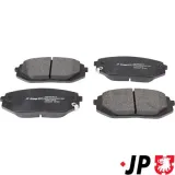 Bremsbelagsatz, Scheibenbremse Vorderachse JP GROUP 3563605010