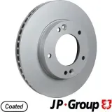 Bremsscheibe Vorderachse JP GROUP 3663100300