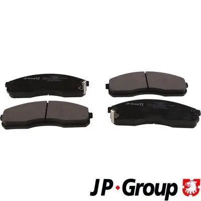 Bremsbelagsatz, Scheibenbremse Vorderachse JP GROUP 3663600310