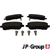 Bremsbelagsatz, Scheibenbremse Vorderachse JP GROUP 3663601010