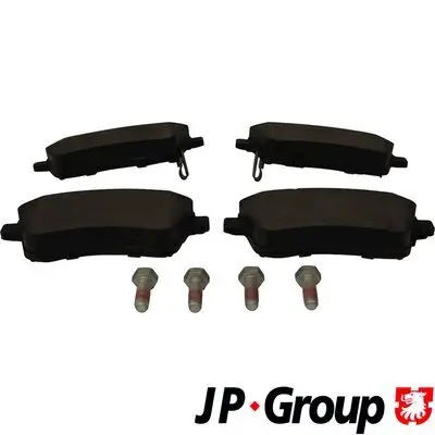 Bremsbelagsatz, Scheibenbremse Vorderachse JP GROUP 3663601010 Bild Bremsbelagsatz, Scheibenbremse Vorderachse JP GROUP 3663601010
