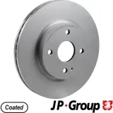 Bremsscheibe Vorderachse JP GROUP 3863100900