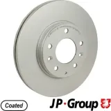 Bremsscheibe Vorderachse JP GROUP 3863101200