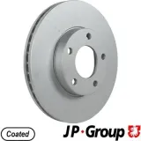Bremsscheibe Vorderachse JP GROUP 3863101300