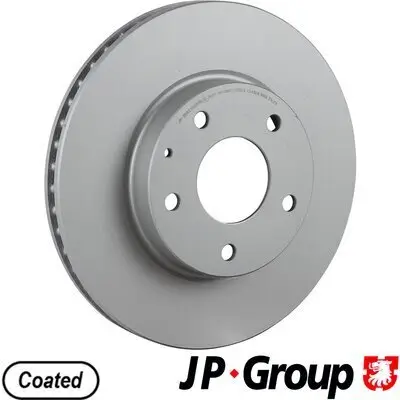 Bremsscheibe Vorderachse JP GROUP 3863102400