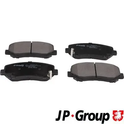 Bremsbelagsatz, Scheibenbremse Vorderachse JP GROUP 3863604710