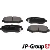 Bremsbelagsatz, Scheibenbremse Vorderachse JP GROUP 3863604710