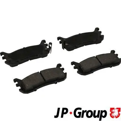 Bremsbelagsatz, Scheibenbremse Hinterachse JP GROUP 3863700510