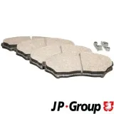 Bremsbelagsatz, Scheibenbremse Vorderachse JP GROUP 3963600110