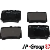 Bremsbelagsatz, Scheibenbremse Hinterachse JP GROUP 3963700610