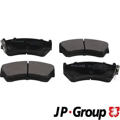 Bremsbelagsatz, Scheibenbremse Vorderachse JP GROUP 4063604610 Bild Bremsbelagsatz, Scheibenbremse Vorderachse JP GROUP 4063604610