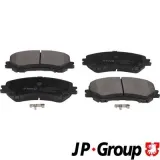 Bremsbelagsatz, Scheibenbremse Vorderachse JP GROUP 4063604810