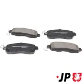 Bremsbelagsatz, Scheibenbremse Hinterachse JP GROUP 4063701210